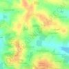 Indrasanahalli topographic map, elevation, terrain