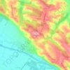 Blessou topographic map, elevation, terrain