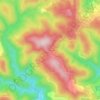 Le Mas Danyach topographic map, elevation, terrain