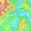 Altfinnentrop topographic map, elevation, terrain