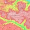 Vélizy-Villacoublay topographic map, elevation, terrain