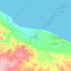 Zliten topographic map, elevation, terrain