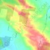 Tunnel topographic map, elevation, terrain