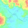 Dirung Lingkin topographic map, elevation, terrain