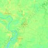 Ranaghat topographic map, elevation, terrain