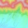 Badaguás topographic map, elevation, terrain