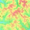 Brightwood topographic map, elevation, terrain