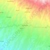 Jatisrono topographic map, elevation, terrain