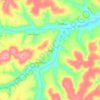 Ar Rammalah topographic map, elevation, terrain