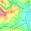 Nether Cheyne topographic map, elevation, terrain