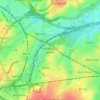 Washwood Heath topographic map, elevation, terrain