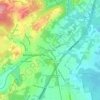 Blaziers Corner topographic map, elevation, terrain