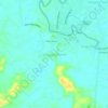 Sangatta Selatan topographic map, elevation, terrain
