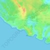 Puyraveau topographic map, elevation, terrain