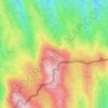 Alto da Nevosa topographic map, elevation, terrain