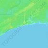 Summer Camp Beach topographic map, elevation, terrain