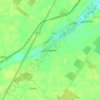 Domantai topographic map, elevation, terrain