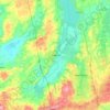 Bradford West Gwillimbury topographic map, elevation, terrain