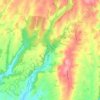 Ceri topographic map, elevation, terrain