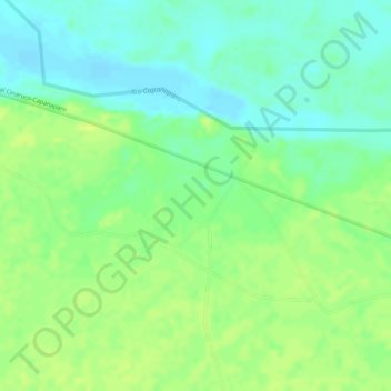 El Naure topographic map, elevation, terrain