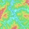Beijie topographic map, elevation, terrain