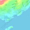 Lagavulin topographic map, elevation, terrain
