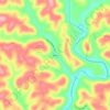 Dykes topographic map, elevation, terrain