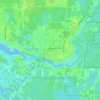 Steinhatchee topographic map, elevation, terrain