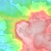 Cacaban topographic map, elevation, terrain