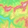 Crickmer topographic map, elevation, terrain