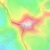 Sangthang topographic map, elevation, terrain