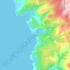 Λεφόκαστρο topographic map, elevation, terrain