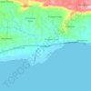 Pragaan topographic map, elevation, terrain