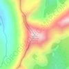 Mount Democrat topographic map, elevation, terrain