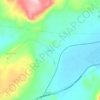 Gölyazı topographic map, elevation, terrain