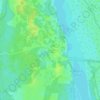 Crooked Tree topographic map, elevation, terrain