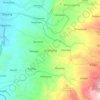 Sirampog topographic map, elevation, terrain