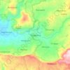 Tanggeung topographic map, elevation, terrain