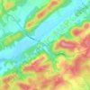 Bull Run topographic map, elevation, terrain