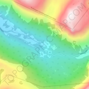 Alstad topographic map, elevation, terrain