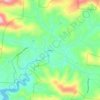 Unaka topographic map, elevation, terrain