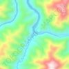 Paksa topographic map, elevation, terrain
