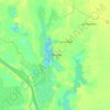 Prey Veng topographic map, elevation, terrain