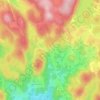 Beaumont-du-Lac topographic map, elevation, terrain