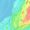 Hest Bank topographic map, elevation, terrain
