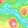 Birnam topographic map, elevation, terrain