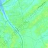 Dusun Timur topographic map, elevation, terrain