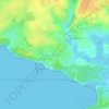 Port Bourgenay topographic map, elevation, terrain