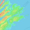 Sangaree Island topographic map, elevation, terrain