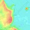 Cocklake topographic map, elevation, terrain